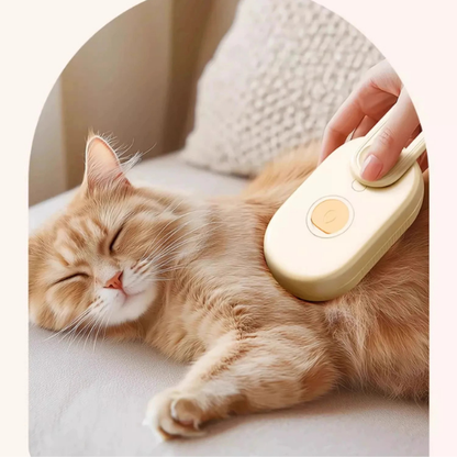 Brosse à vapeur pour chat 3en1
