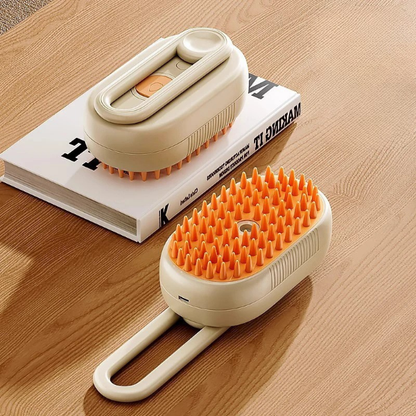 Brosse à vapeur pour chat 3en1